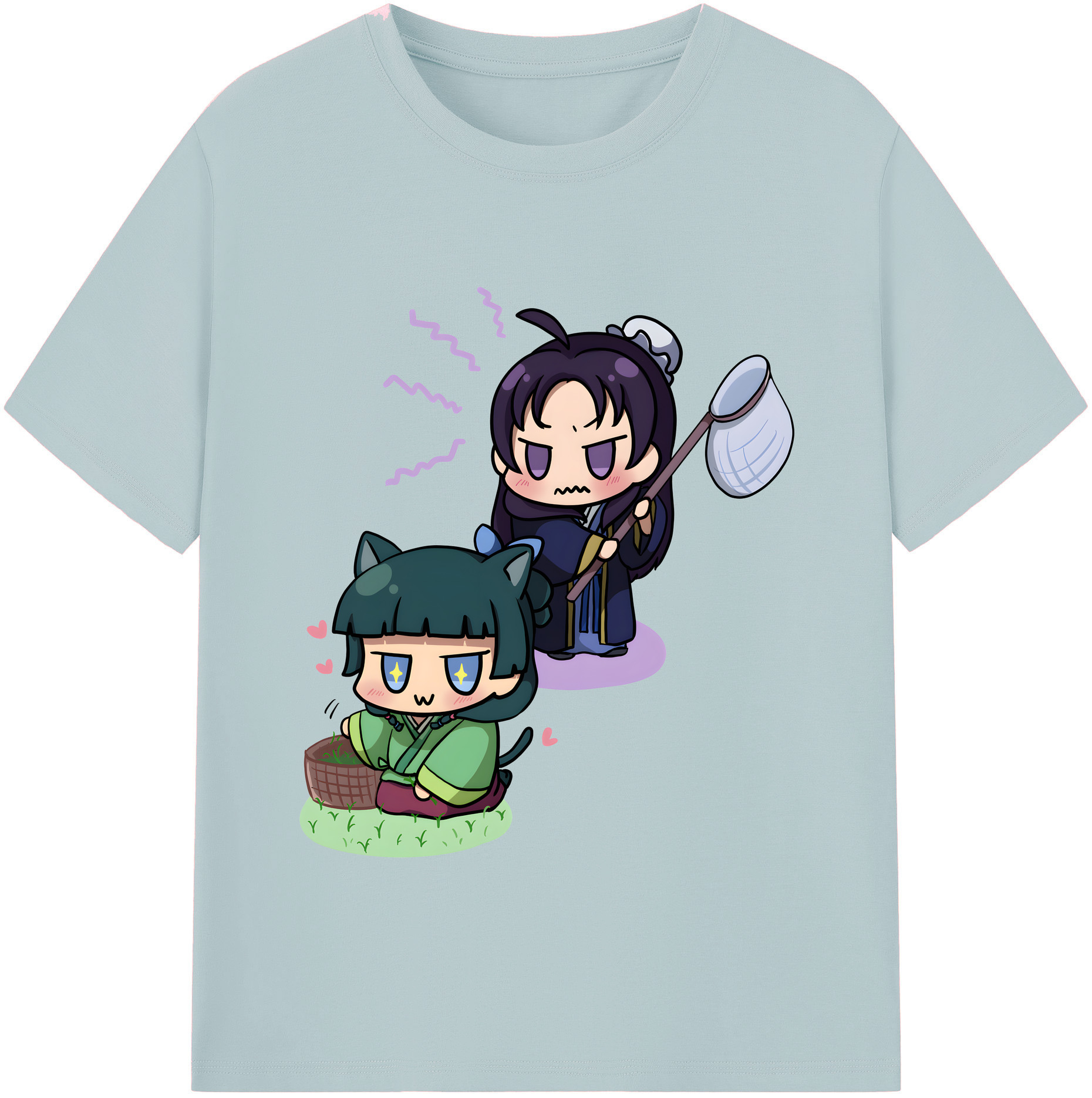 （画像用） 薬屋のひとりごと The Apothecary Diaries 綿100％半袖Tシャツ（フロントプリント）